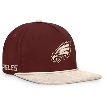 Men's Fanatics  Brown Philadelphia Eagles NFL Reminisce Golfer Adjustable Hat
