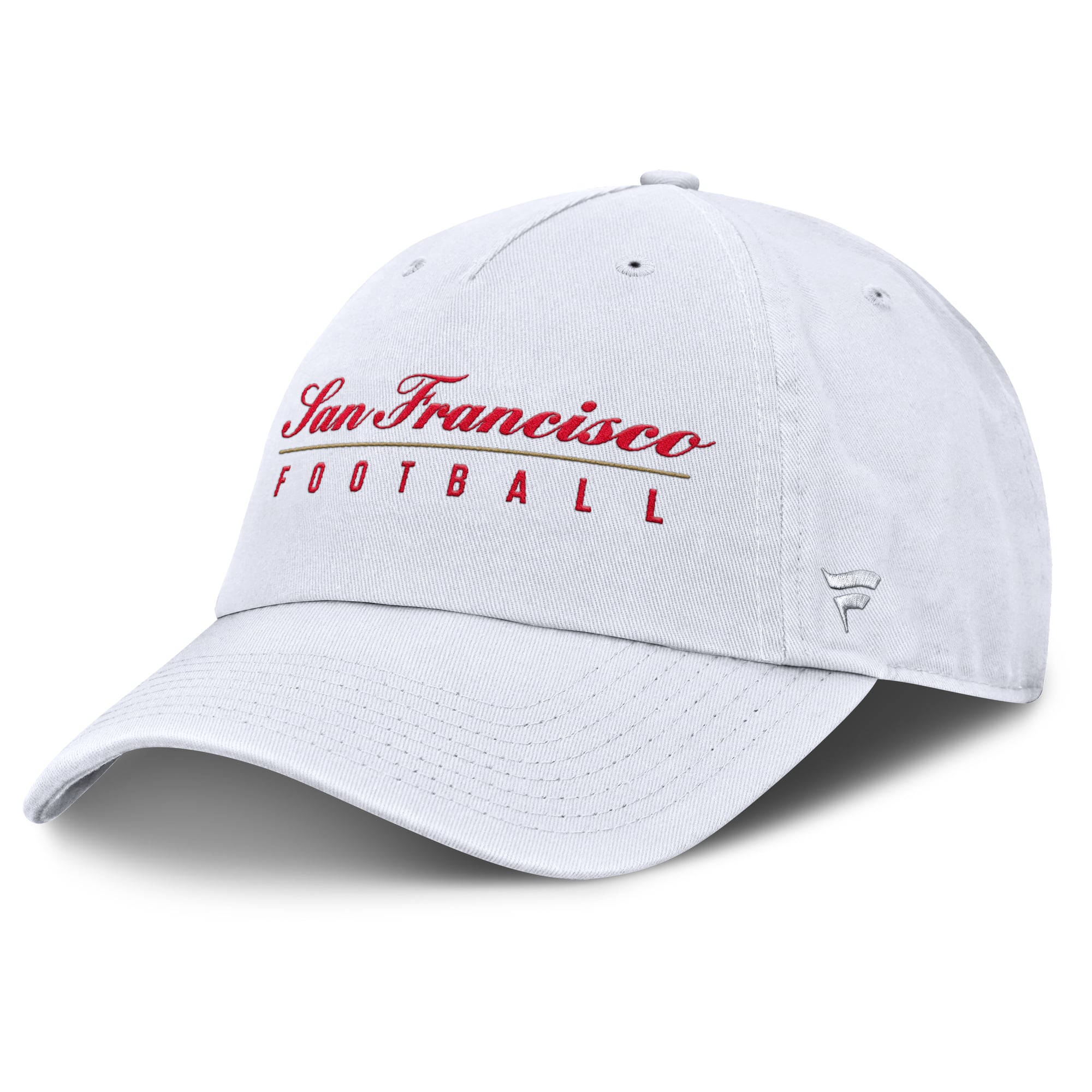 Women’s Fanatics White San Francisco 49ers Harmony Adjustable Hat Women’s Fanatics White San Francisco 49ers Harmony Adjustable Hat