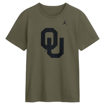 Men's Jordan Brand Olive Oklahoma Sooners Primetime Logo Dri-FIT T-Shirt