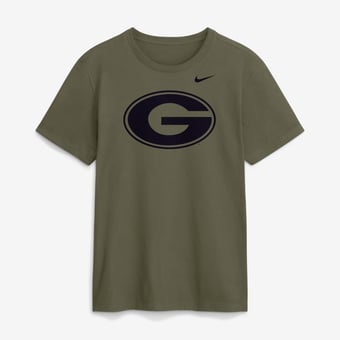 Men's Nike Olive Georgia Bulldogs Primetime Logo Dri-FIT T-Shirt