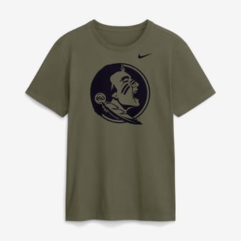 Men's Nike Olive Florida State Seminoles Primetime Logo Dri-FIT T-Shirt