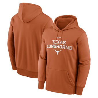 Men's Nike Texas Orange Texas Longhorns Team Stacked Performance Pullover Hoodie
