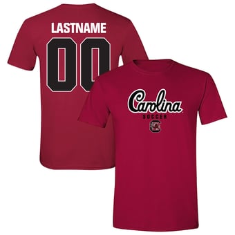 Unisex Garnet South Carolina Gamecocks NIL Pick-A-Player Collegiate Men's Soccer T-Shirt