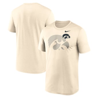 Men's Nike Natural Iowa Hawkeyes Campus Shadow Legend Performance T-Shirt