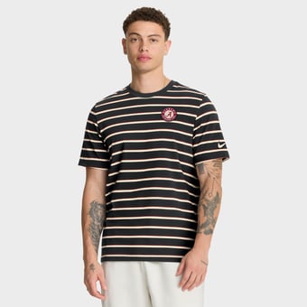 Men's Nike Black Alabama Crimson Tide Athletic Prep Legacy Summit Stripe T-Shirt