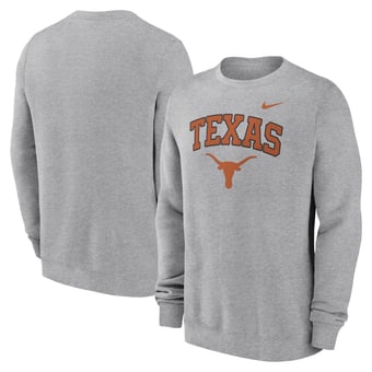 Men's Nike Gray Texas Longhorns Arch Pullover Sweatshirt