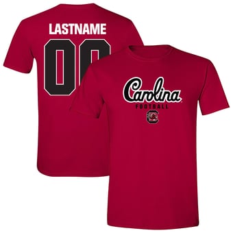 Unisex Garnet South Carolina Gamecocks Collegiate Football NIL Pick-A-Player T-Shirt