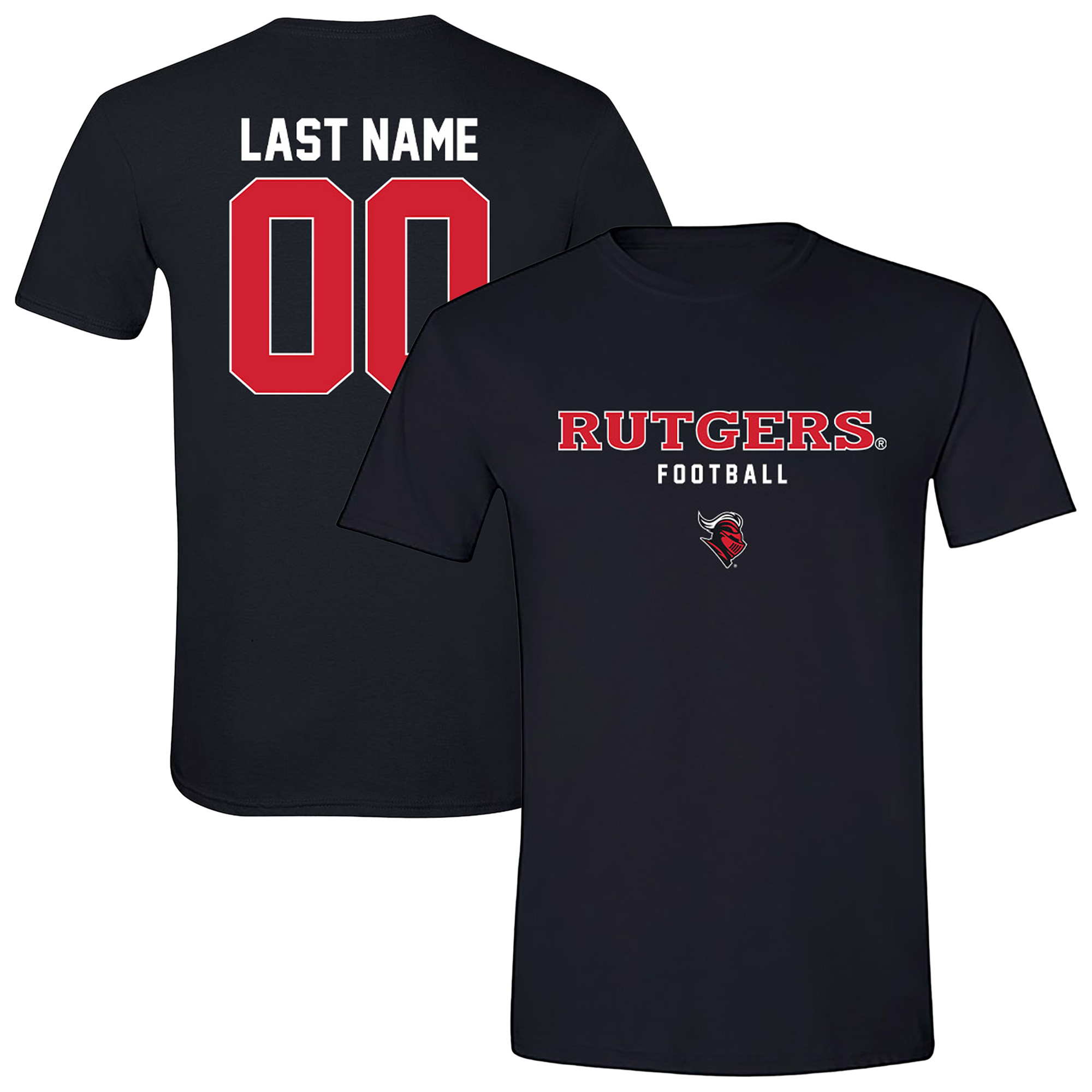 Black Rutgers R Rutgers Scarlet Knights Logos History - NCAA Division I n-r (NCAA n-r ...