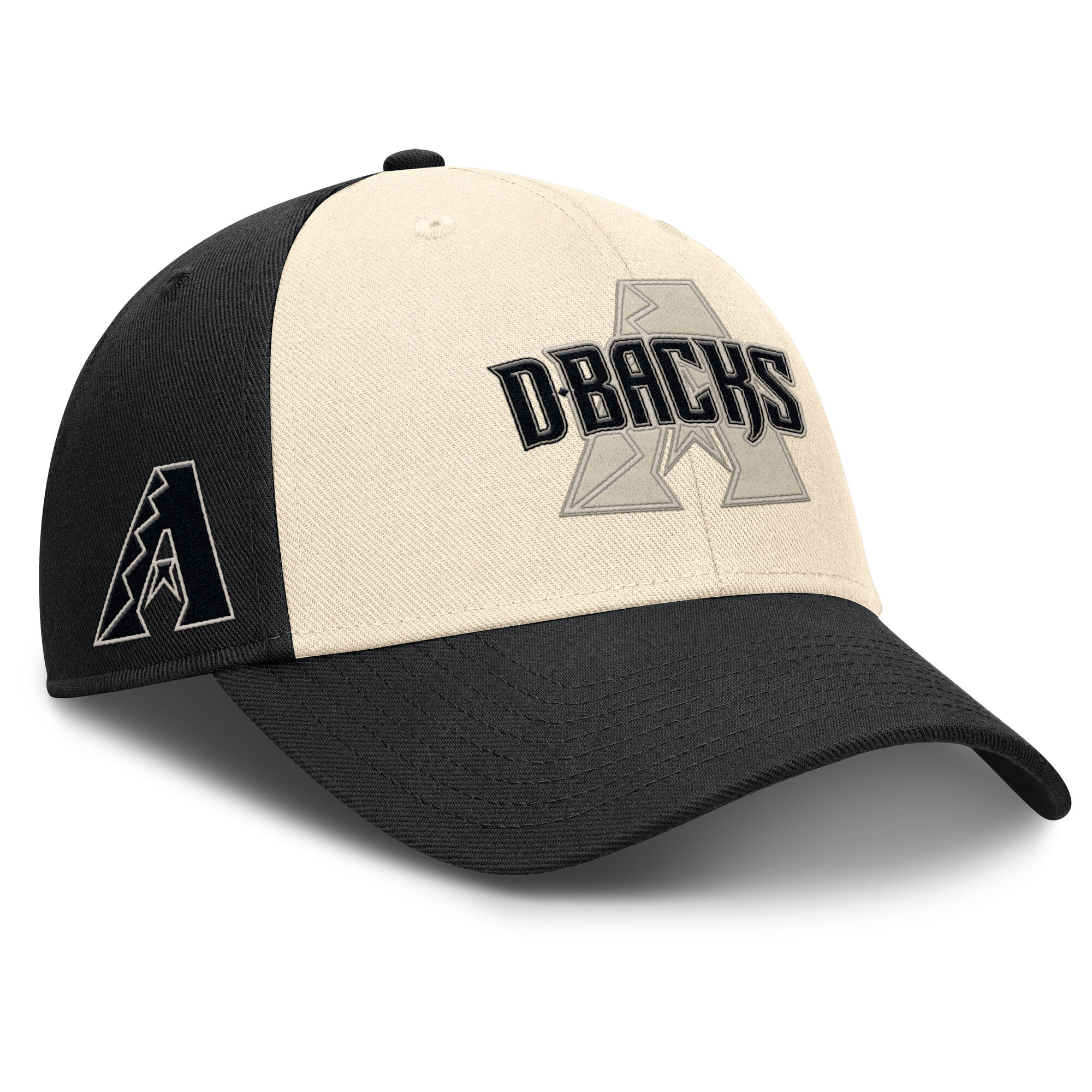 Men's Nike Black/Natural Arizona Diamondbacks Statement Club Performance Adjustable Hat