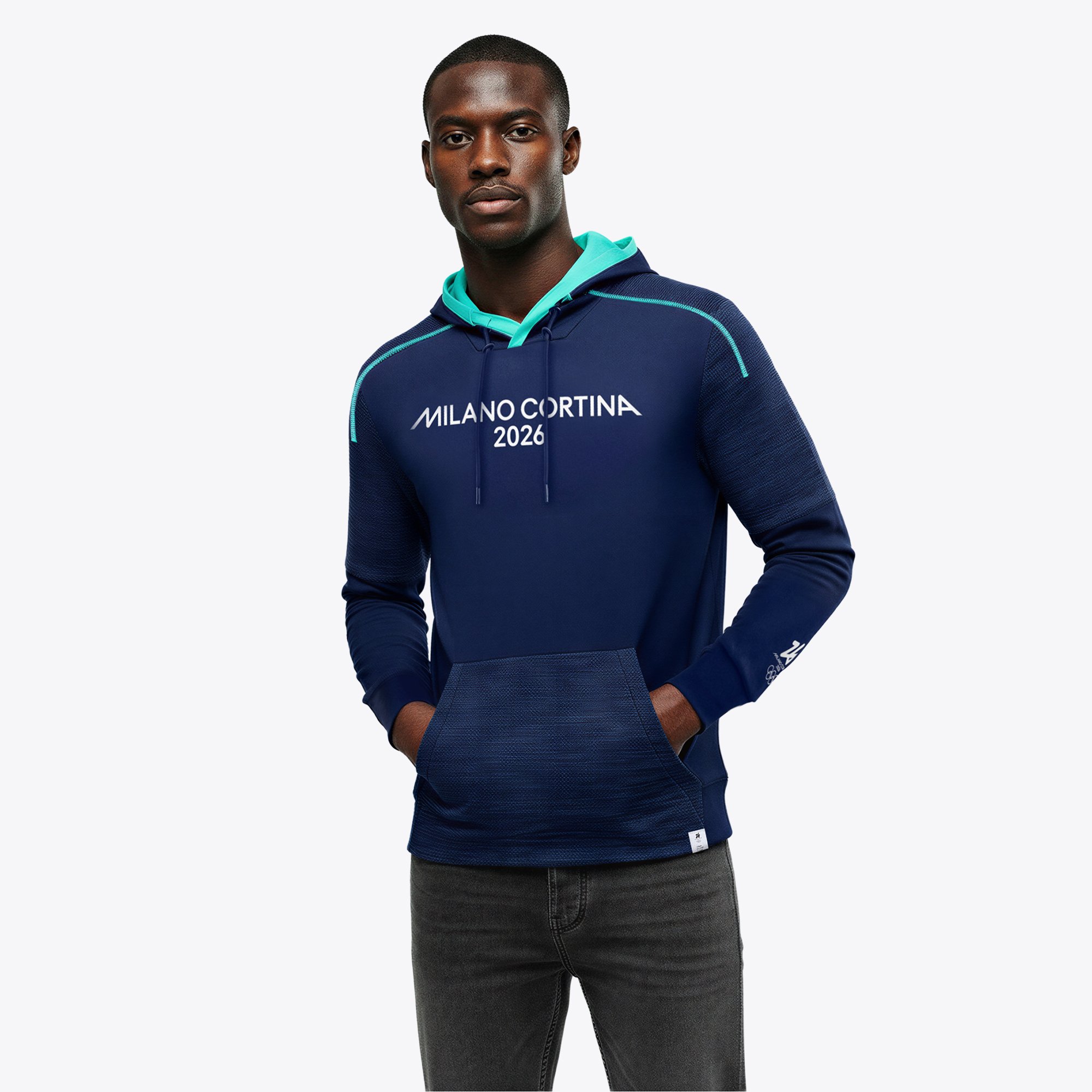 Felpa con cappuccio Defender Olimpiadi Milano Cortina 2026