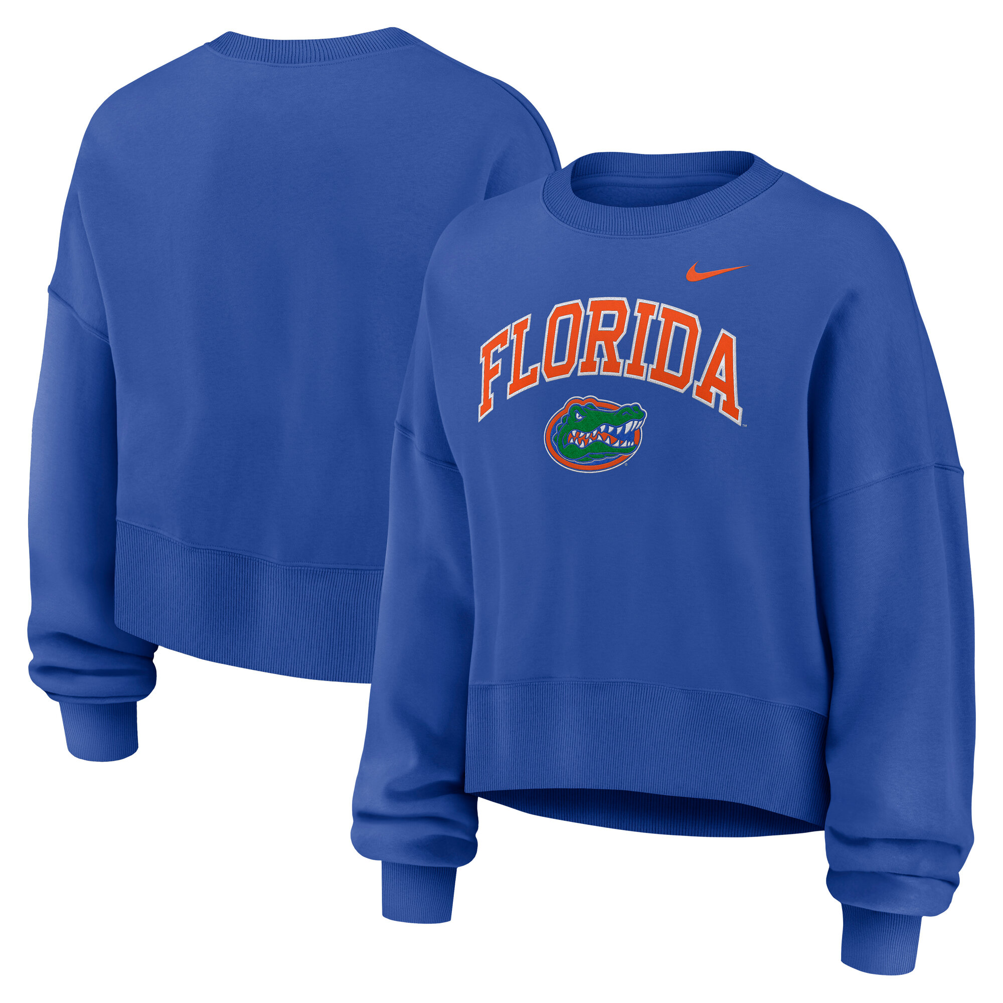 Women's Nike Royal Florida Gators Oversized Phoenix Arch Pullover Sweatshirt