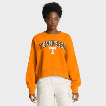 Women's Nike Tennessee Orange Tennessee Volunteers Oversized Phoenix Arch Pullover Sweatshirt