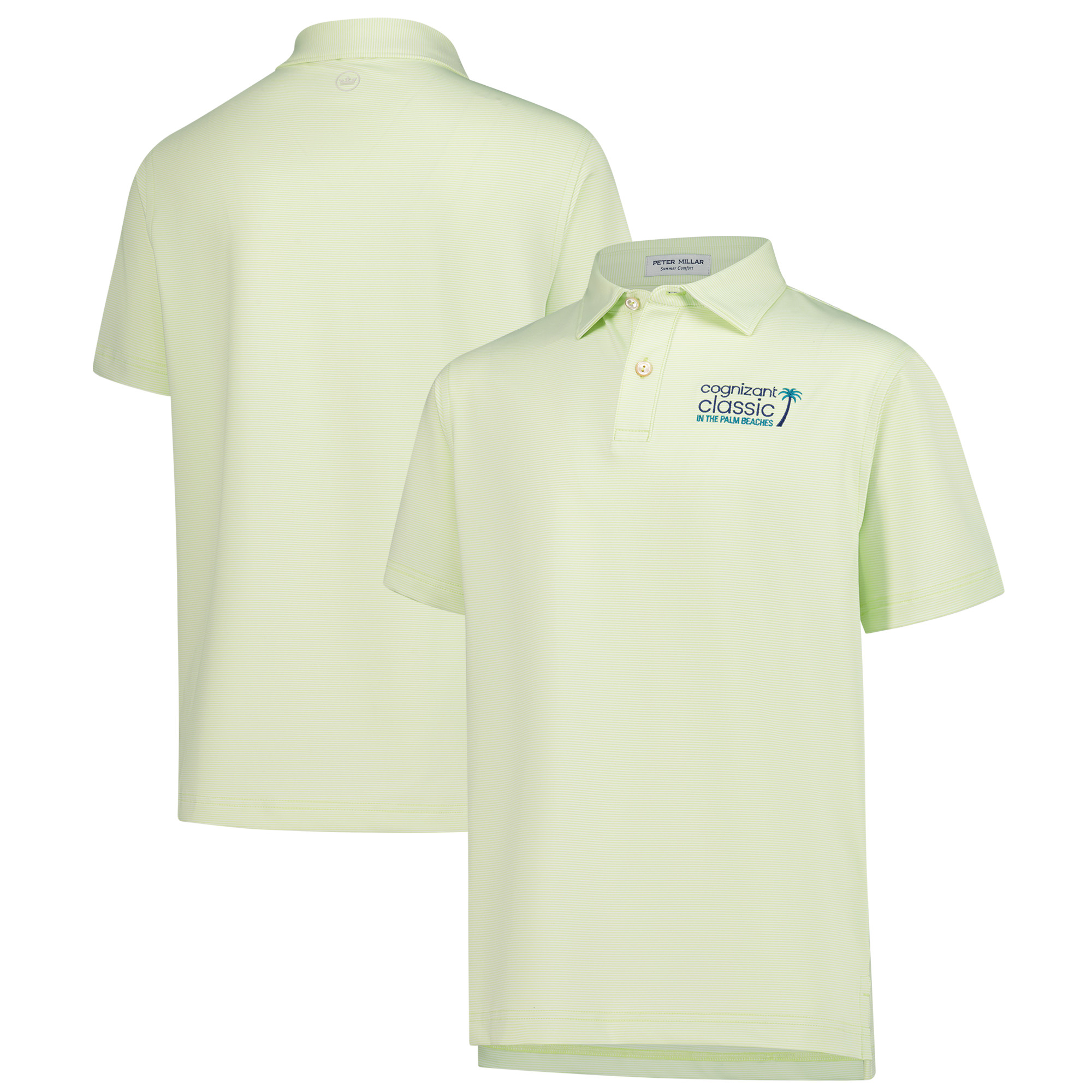 Youth Peter Millar Green Cognizant Classic Jubilee Performance Polo Youth Peter Millar Green Cognizant Classic Jubilee Performance Polo