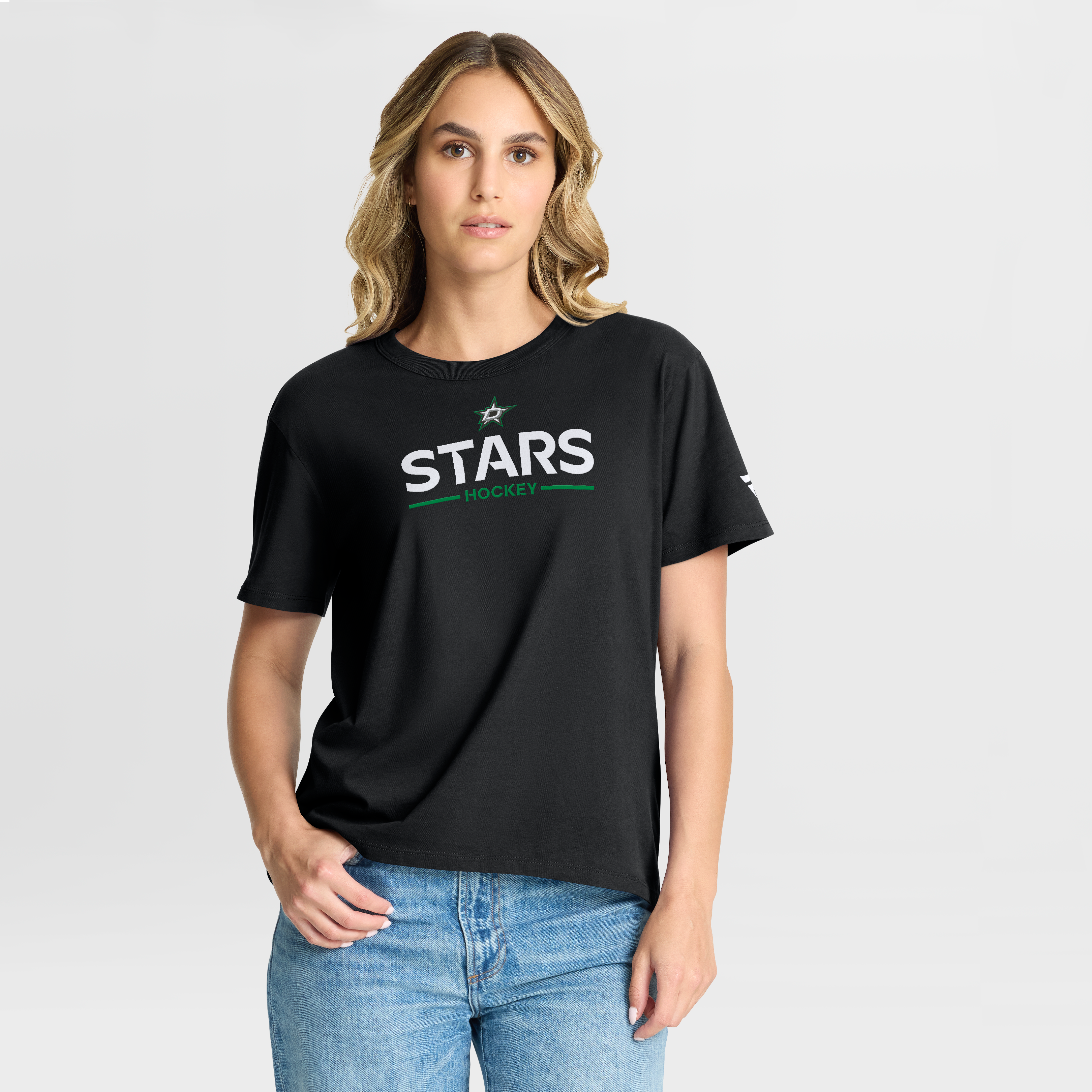 Women's Fanatics Black Dallas Stars Authentic Pro Primary T-Shirt