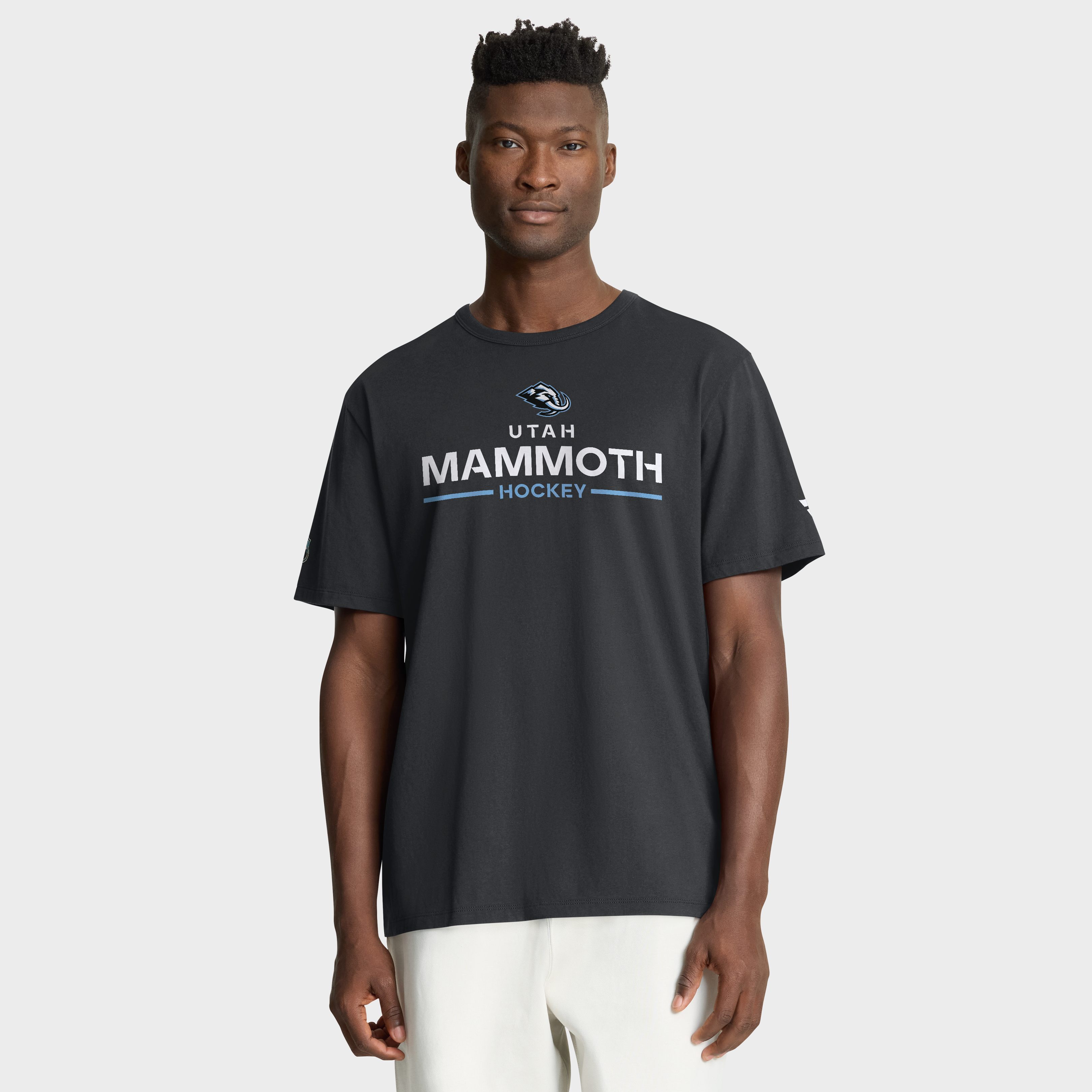 Men's Fanatics Black Utah Mammoth Authentic Pro Primary T-Shirt