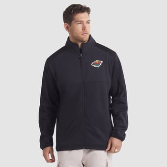 Men's Fanatics Black Minnesota Wild Authentic Pro Rink Full-Zip Jacket