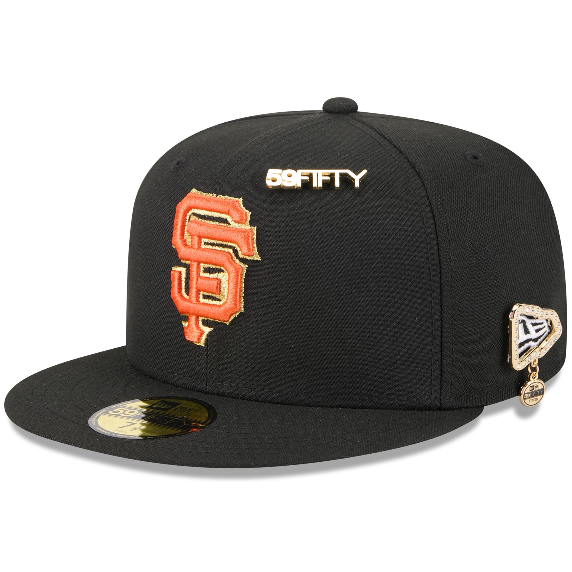 Men's New Era  Black San Francisco Giants 2025 59FIFTY Day 59FIFTY Fitted Hat with Pins