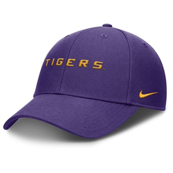 Men's Nike Purple LSU Tigers 2025 On-Field Rise Performance Adjustable Hat