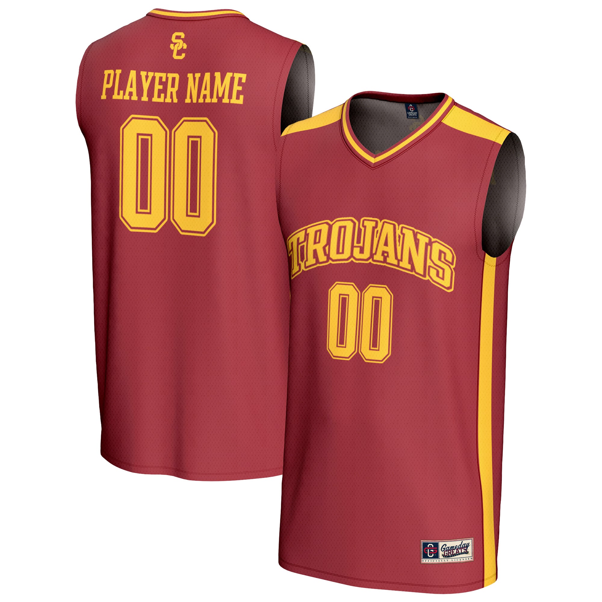 Unisex GameDay Greats  Cardinal USC Trojans NIL Pick-A-Player Lightweight Collegiate Women's Basketball Fashion Jersey