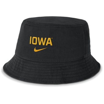 Men's Nike Black Iowa Hawkeyes Apex Primetime Bucket Hat