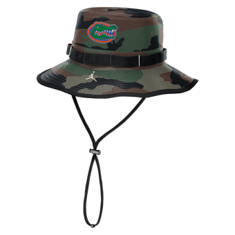 Men's Jordan Brand Camo Florida Gators 2025 Military Appreciation Boonie Dri-FIT Bucket Hat