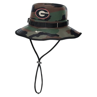 Men's Nike Camo Georgia Bulldogs 2025 Military Appreciation Boonie Dri-FIT Bucket Hat