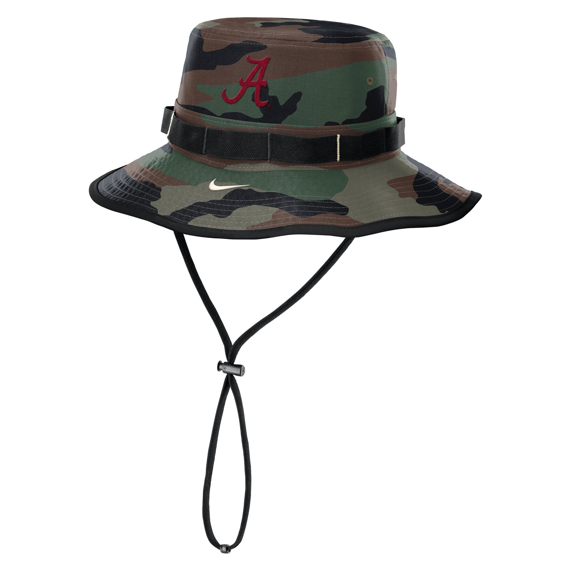 Men's Nike Camo Alabama Crimson Tide 2025 Military Appreciation Boonie Dri-FIT Bucket Hat
