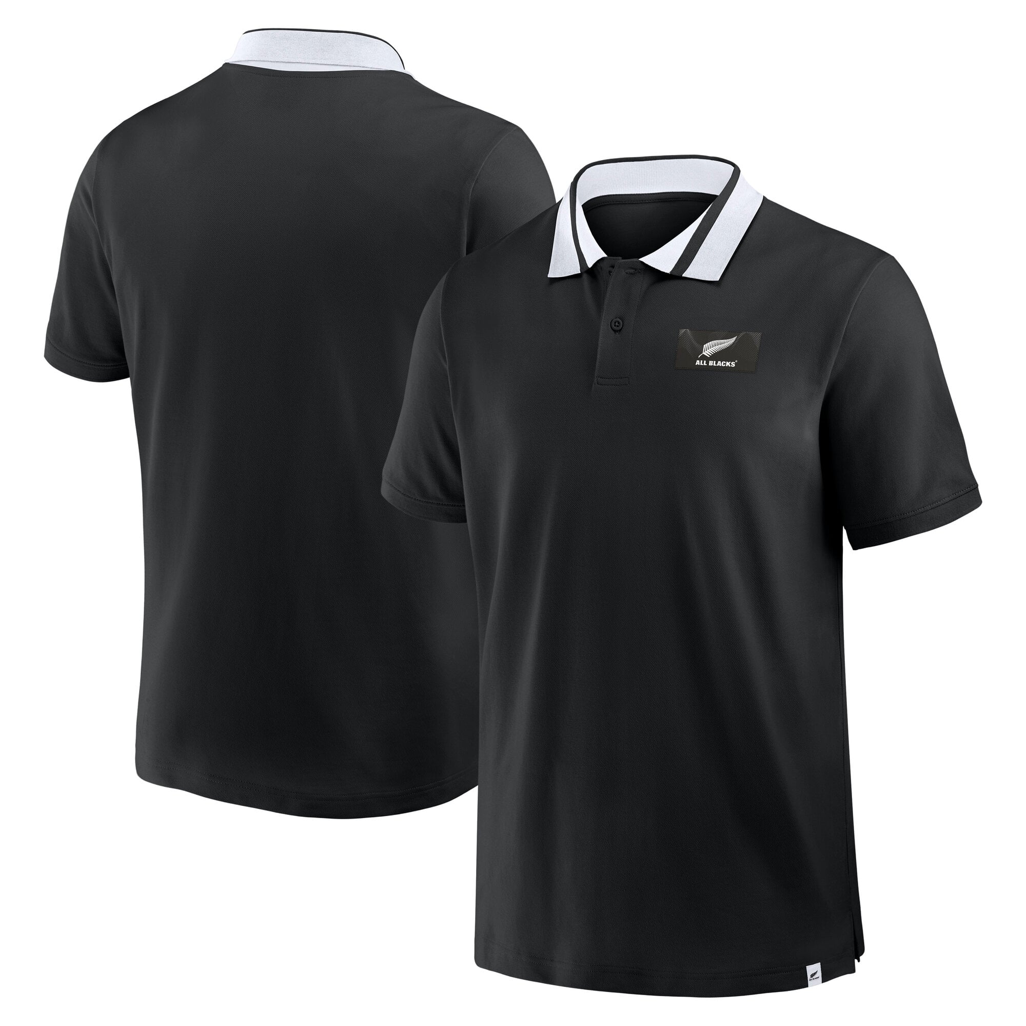 Polo con punta All Blacks - Nera