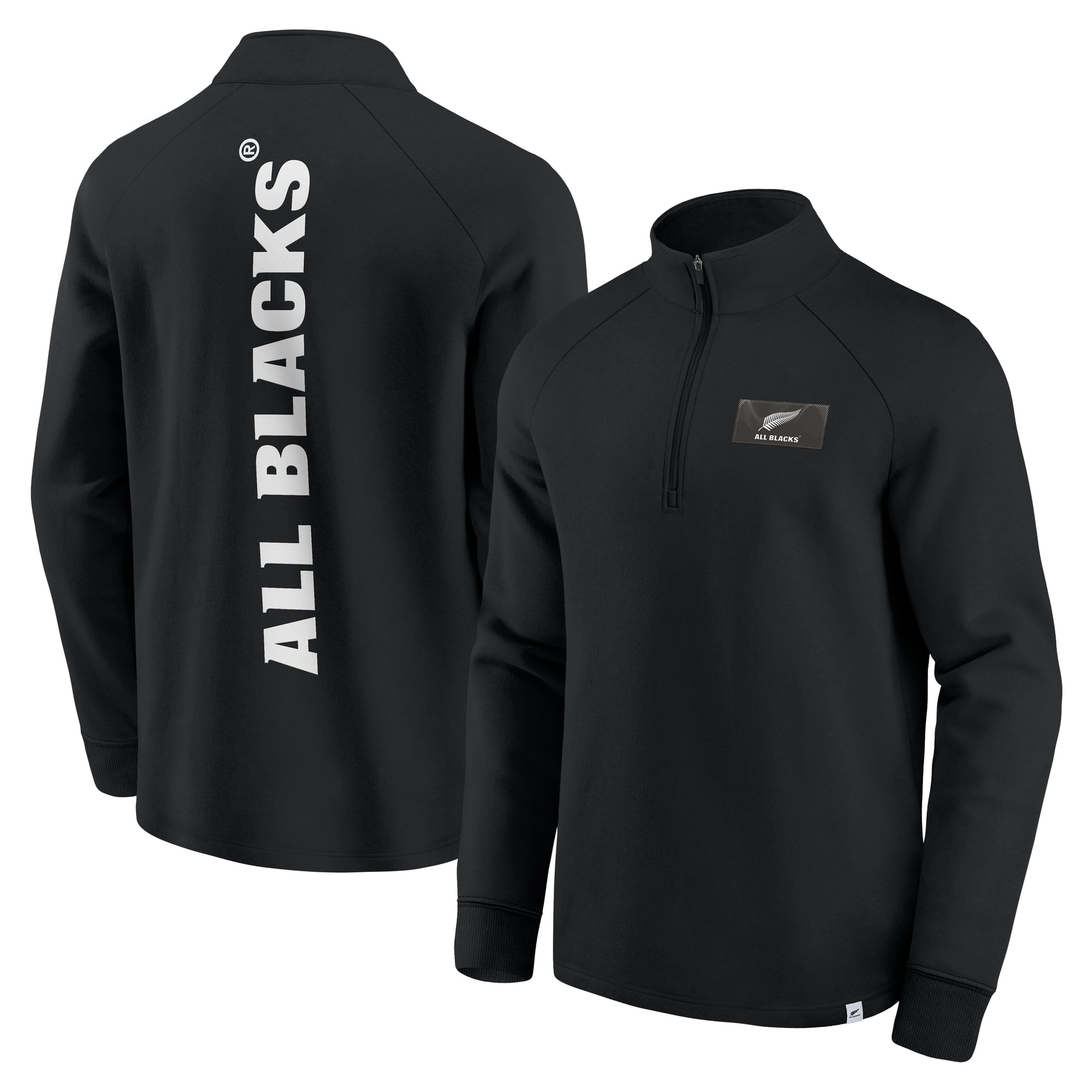 Maglia a mezza zip All Blacks - Nera