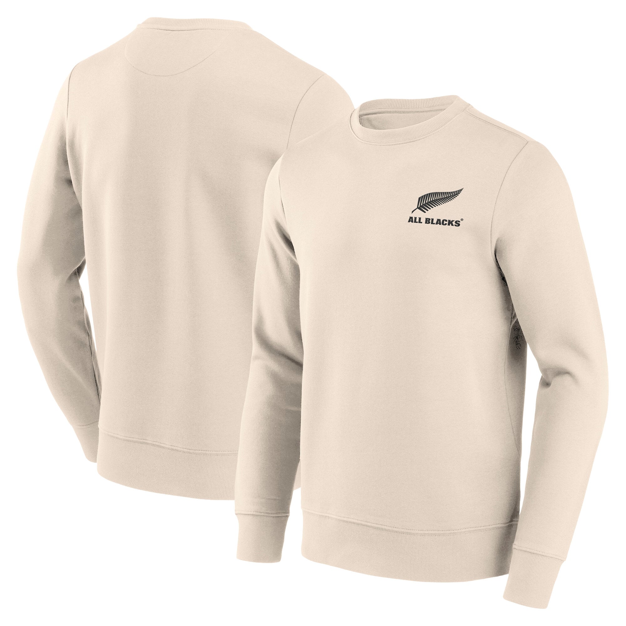 Felpa girocollo All Blacks Essentials - Crema