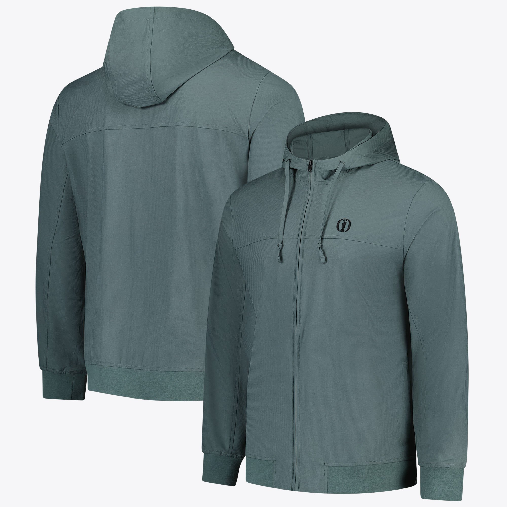 Felpa con cappuccio con zip intera The Open Travis Mathew Wanderlust - Oliva