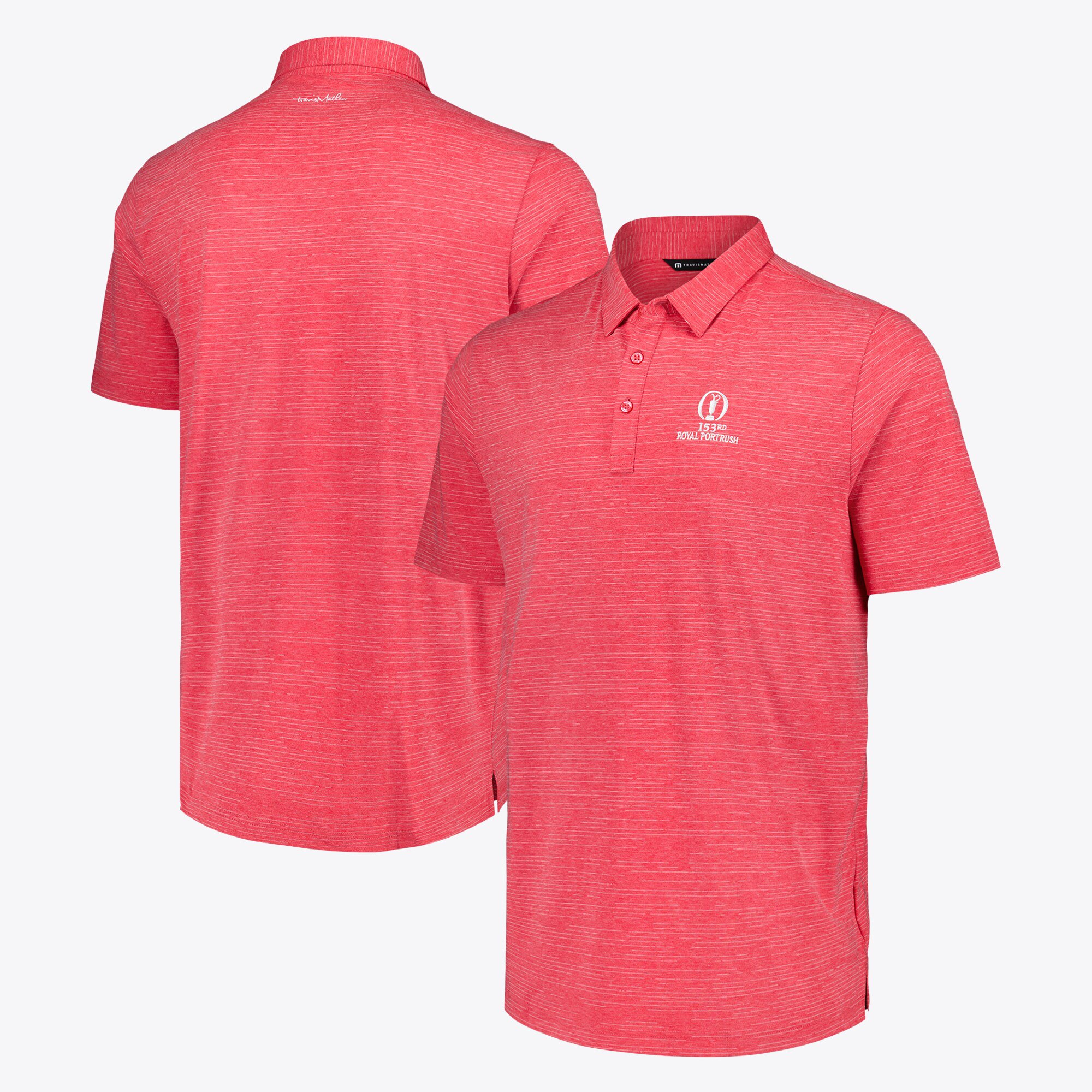 Polo The 153rd Open Royal Portrush Travis Mathew The Heater - Rosso Heather