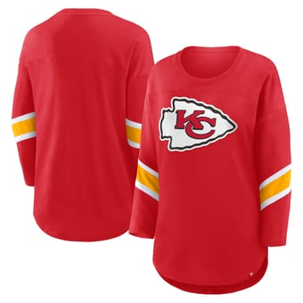 Women's Fanatics  Red Kansas City Chiefs Redzone 3/4-Sleeve T-Shirt