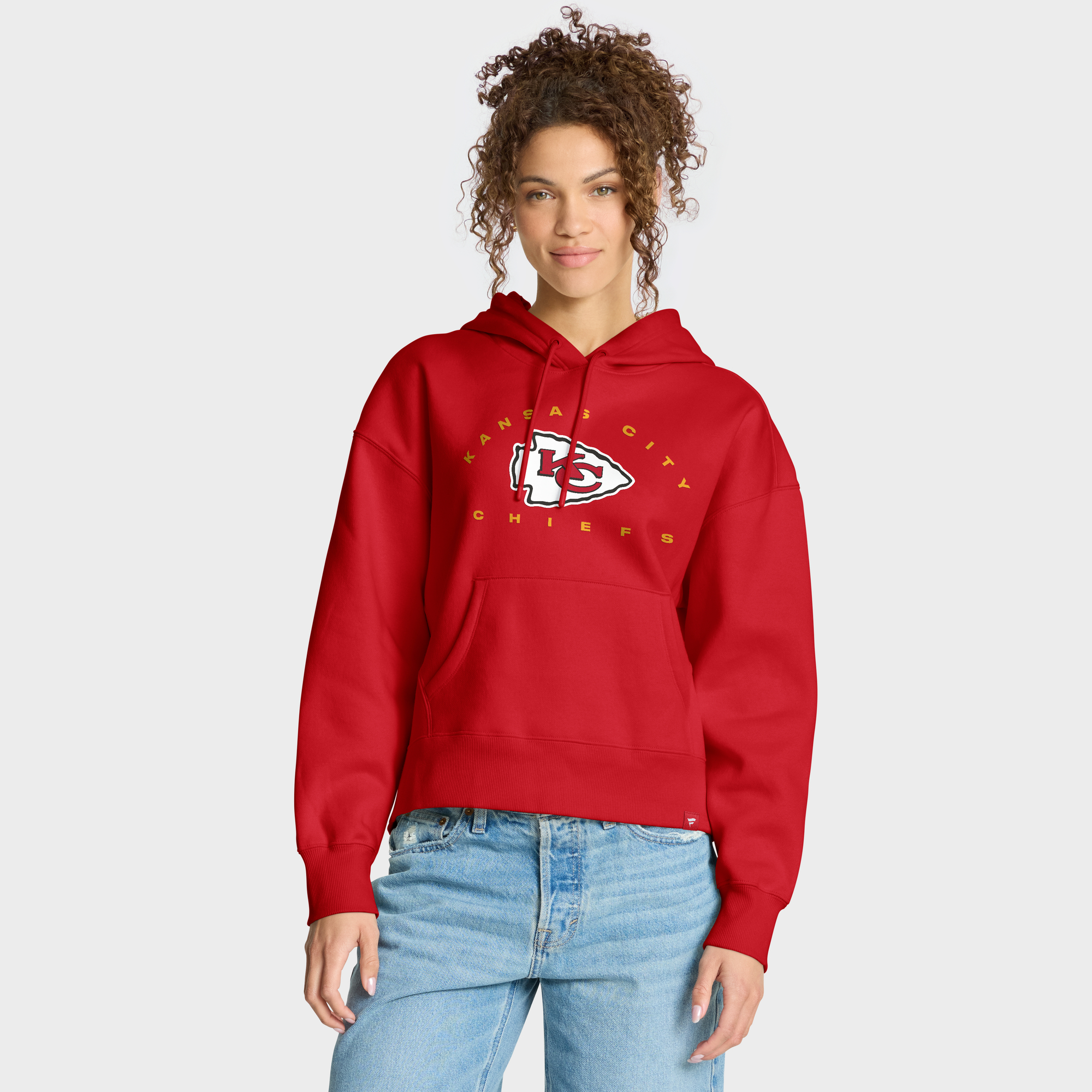 Women's Fanatics Red Kansas City Chiefs Eligible Receiver Legacy Pullover Hoodie