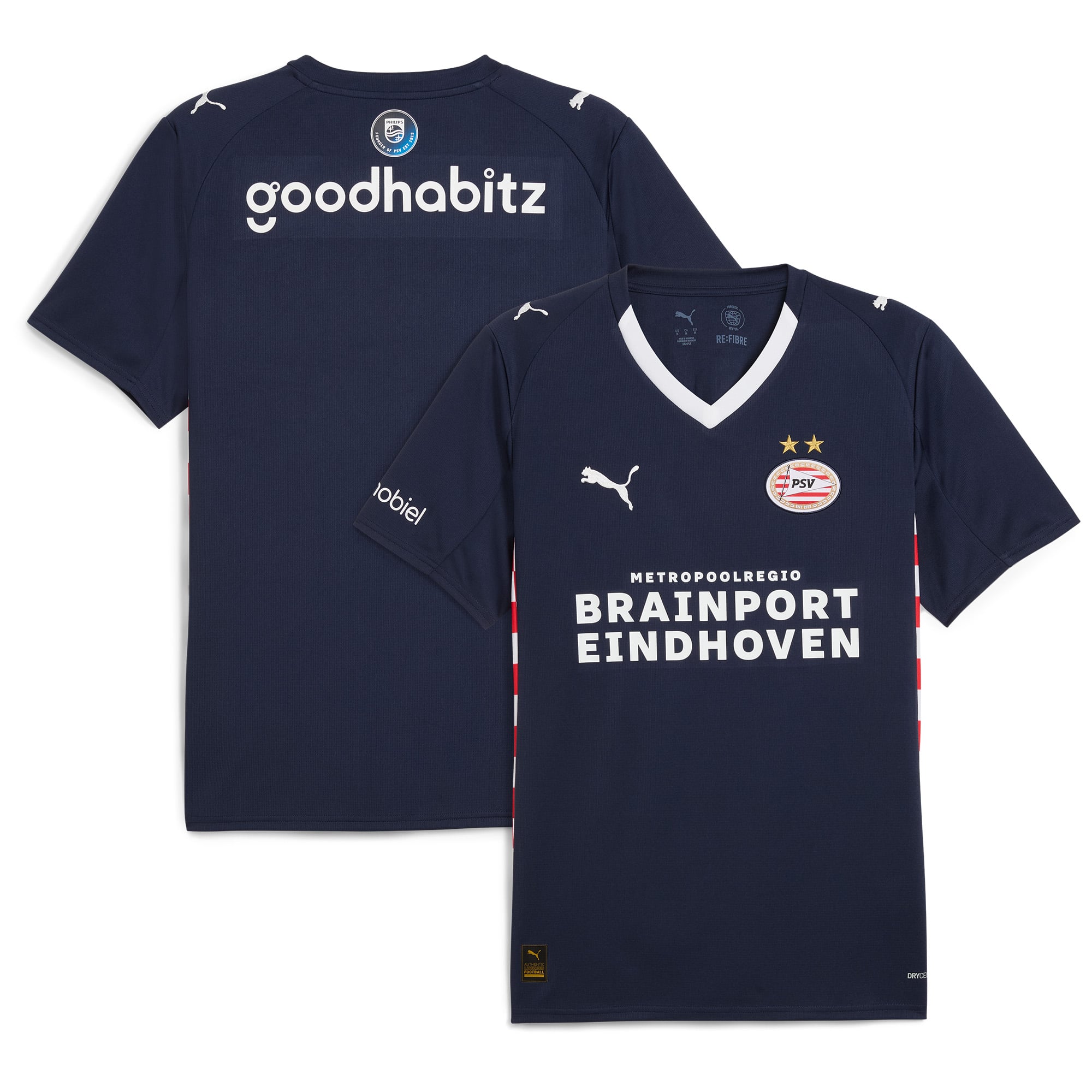 Camiseta PUMA de la 2ª equipación del PSV Eindhoven 2025-26