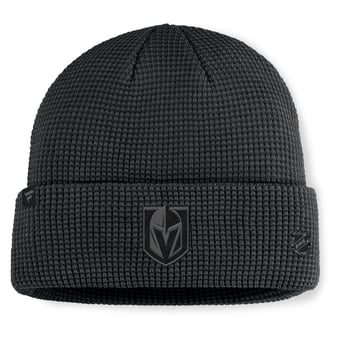 Men's Fanatics Black Vegas Golden Knights Authentic Pro Road Cuffed Knit Hat