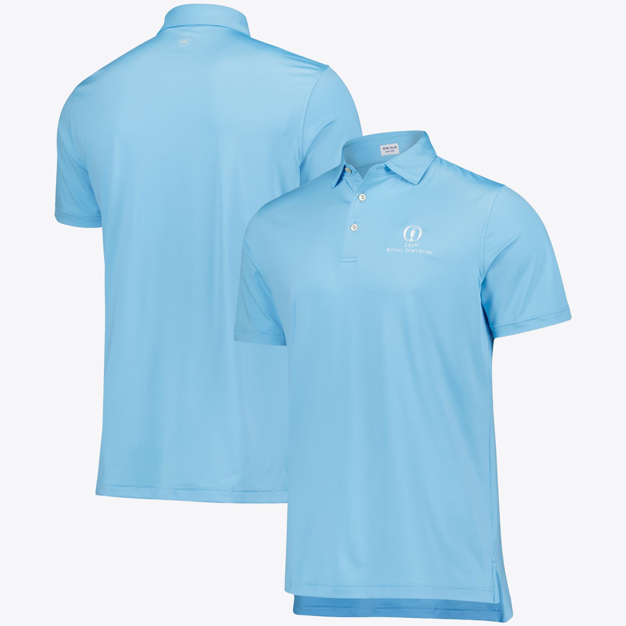Polo The 153rd Open Royal Portrush Peter Millar Solid Performance - Blu