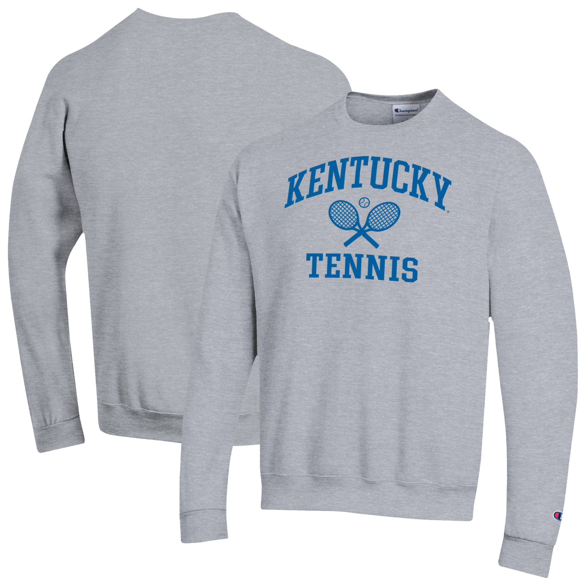 Men’s Champion Gray Kentucky Wildcats Tennis Icon Powerblend Pullover Sweatshirt Men’s Champion Gray Kentucky Wildcats Tennis Icon Powerblend Pullover Sweatshirt