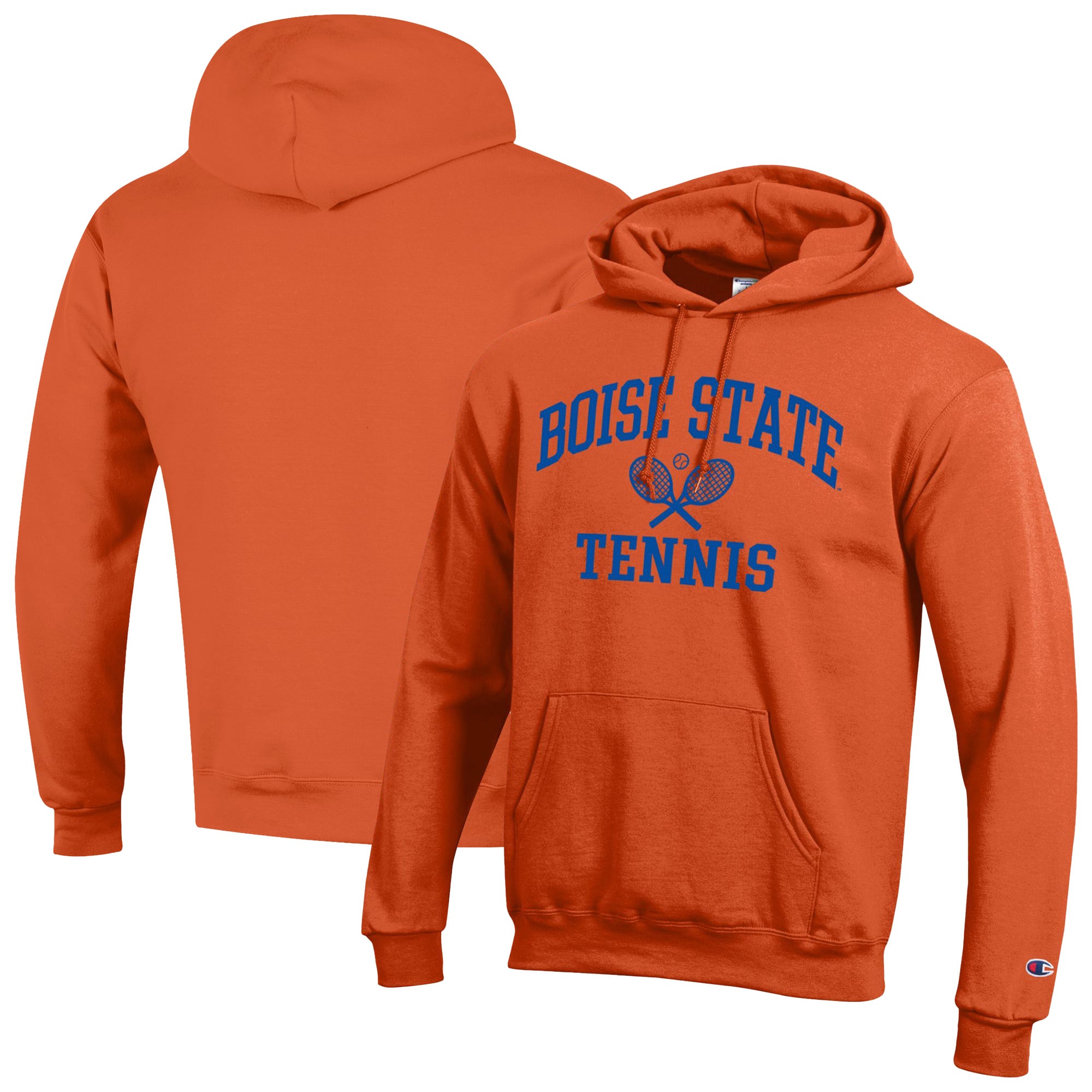 Men's Champion  Orange Boise State Broncos Powerblend Pullover Hoodie