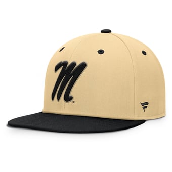 Men's Fanatics Khaki/Black Ole Miss Rebels Balance Fitted Hat
