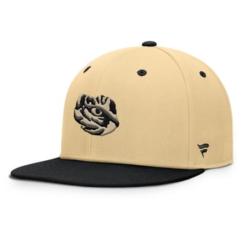 Men's Fanatics Khaki/Black LSU Tigers Balance Fitted Hat