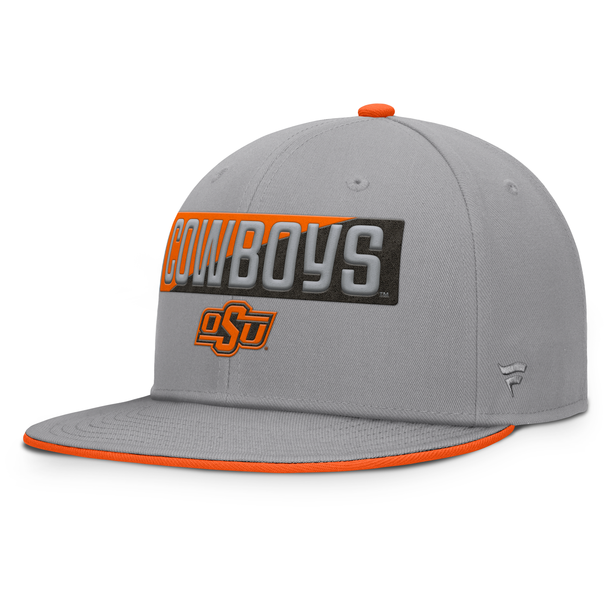 Men’s Fanatics Gray Oklahoma State Cowboys Duo Snapback Hat Men’s Fanatics Gray Oklahoma State Cowboys Duo Snapback Hat