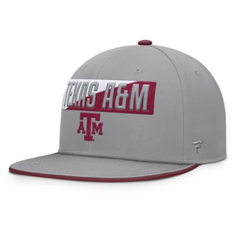 Men's Fanatics Gray Texas A&M Aggies Duo Snapback Hat