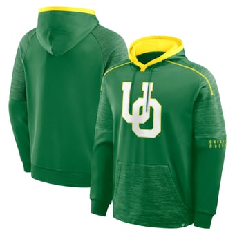 Men's Fanatics Green Oregon Ducks Quad Defender Pullover Hoodie