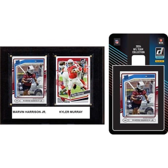 Arizona Cardinals 6" x 8" Player Plaque & 2024 Team Trading Card Set