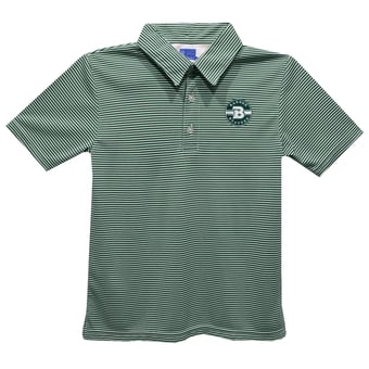 Toddler Vive La Fete Green Babson Beavers Pencil Stripe Polo
