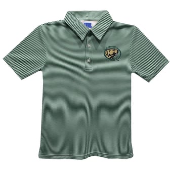 Toddler Vive La Fete Green Bemidji State Beavers Pencil Stripe Polo