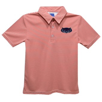 Toddler Vive La Fete Red Florida Atlantic Owls Pencil Stripe Polo