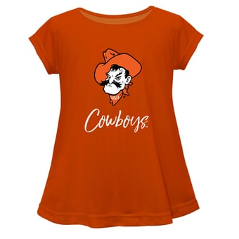 Infant Vive La Fete  Orange Oklahoma State Cowboys A-Line Top