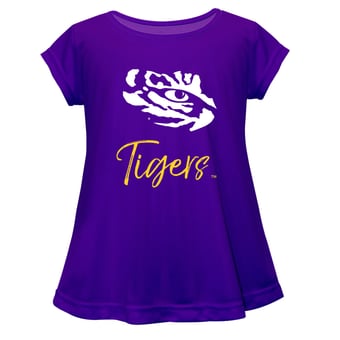 Youth Vive La Fete  Purple LSU Tigers Toddler A-Line Top